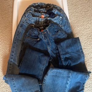4 pair boys jeans